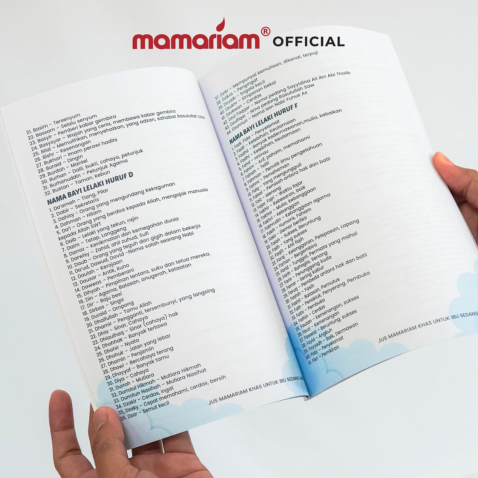 Buku Nama-Nama Bayi Dalam Islam & Cadangan Nama