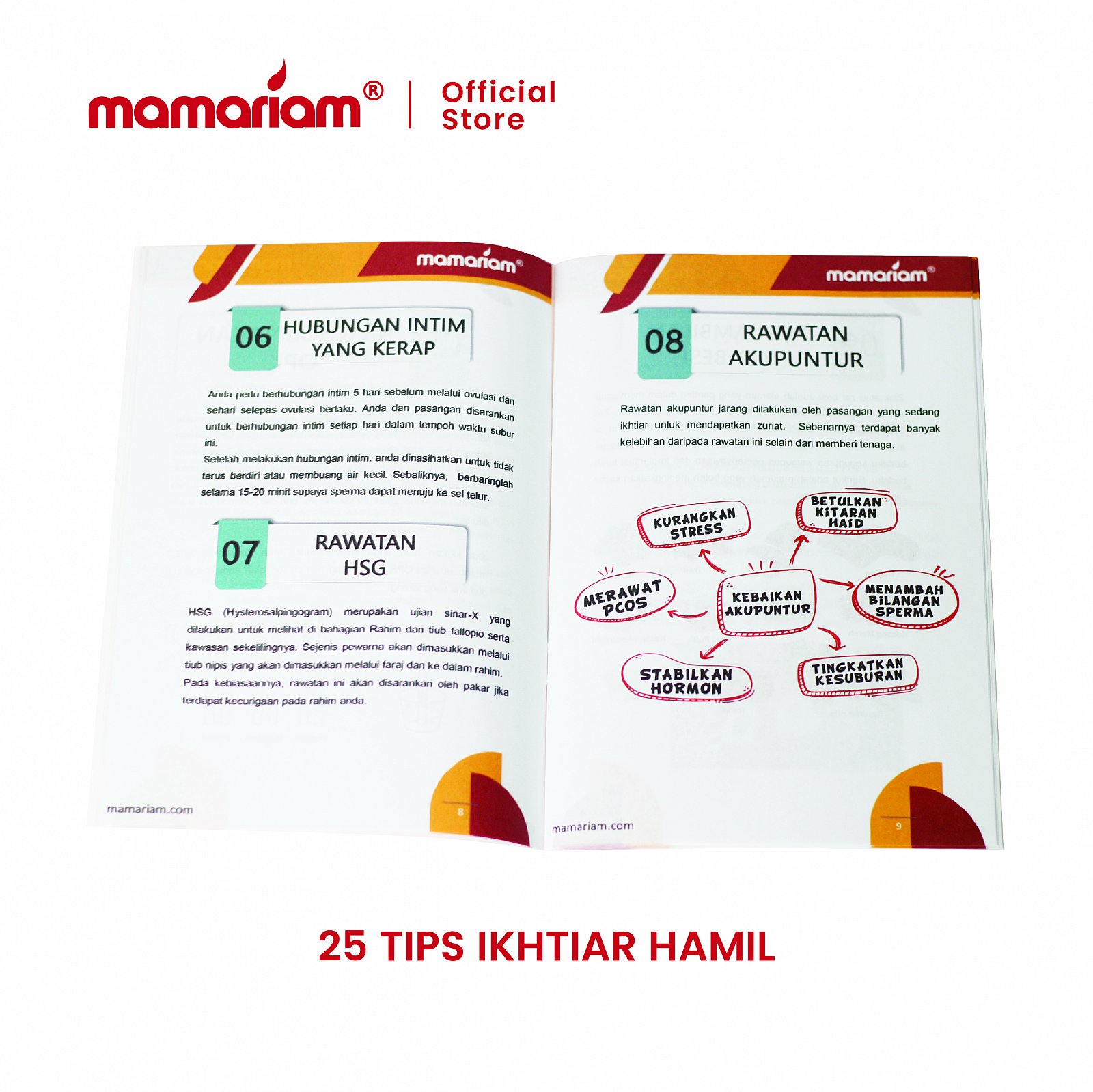 Buku 25 Rahsia Tips Mudah Hamil