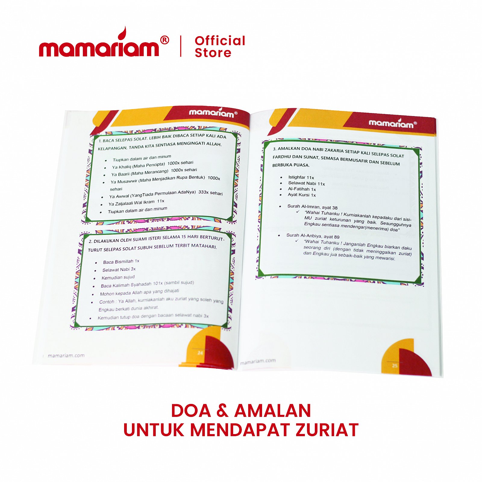 Buku 25 Rahsia Tips Mudah Hamil