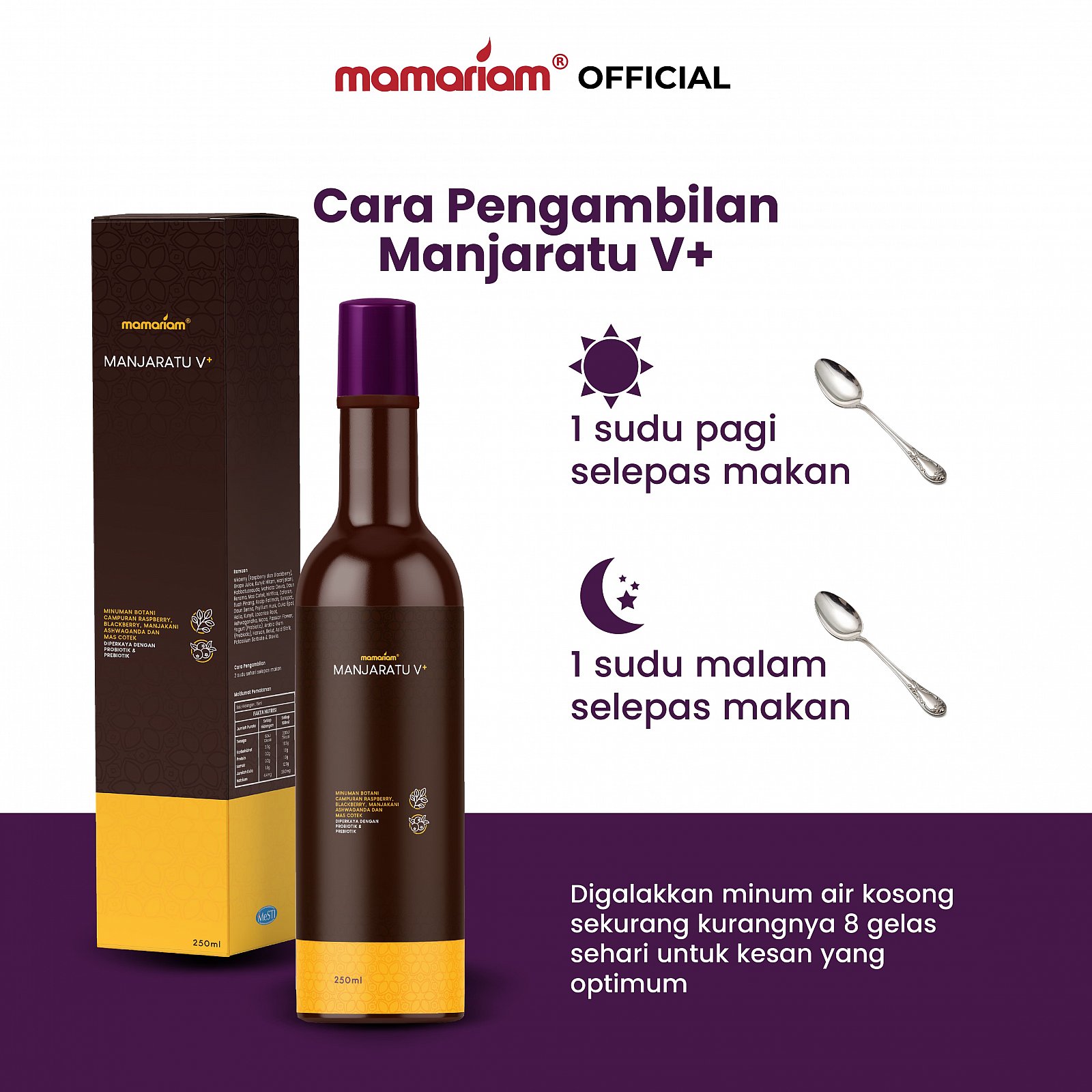 1 BOTOL MANJARATU V+